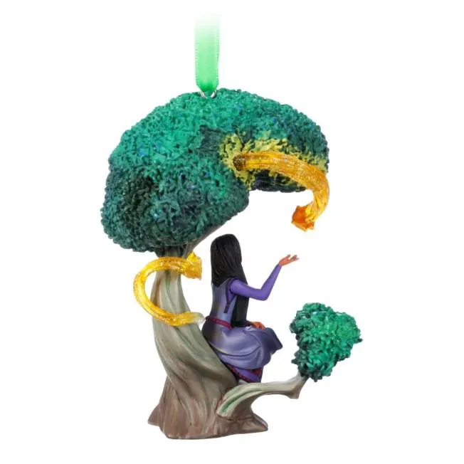 Asha and Star Sketchbook Ornament, Wish