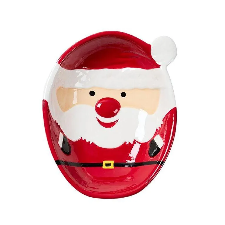 Wonderland Home Santa Candy Bowl Red 16cm