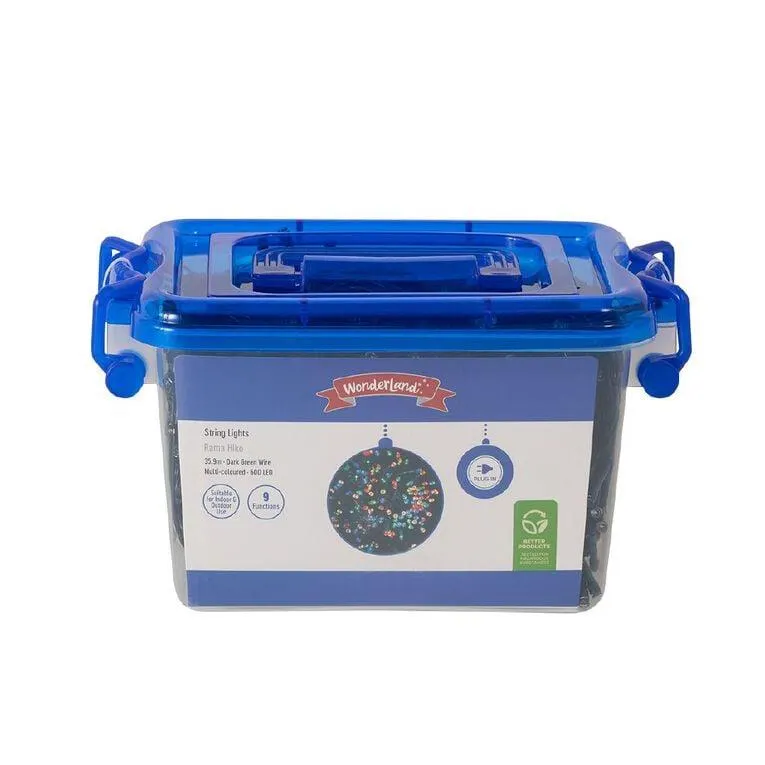 Wonderland Plug In String Lights 35.9m 600 LED Dark Wire