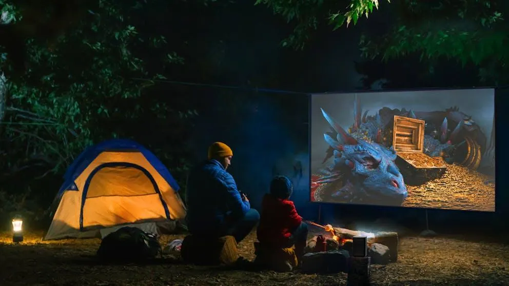 XGIMI Halo+ Google TV Portable Cinema Projector