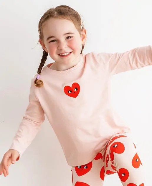 Little Kids' Long Sleeve Embroidered Tee