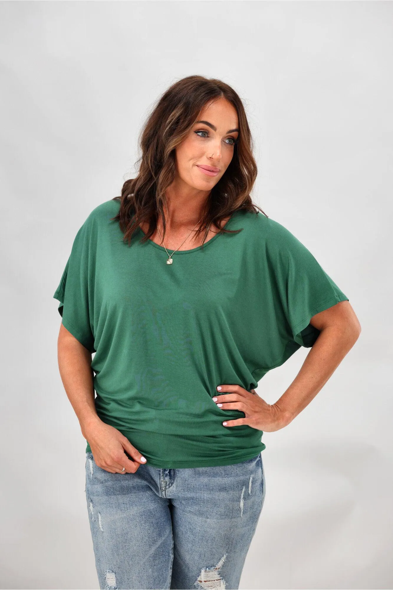 Betty Basics Maui Tee Sea Green