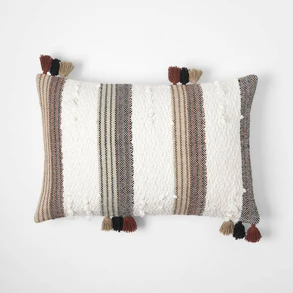 Lima Cushion - Cocoa Ivory