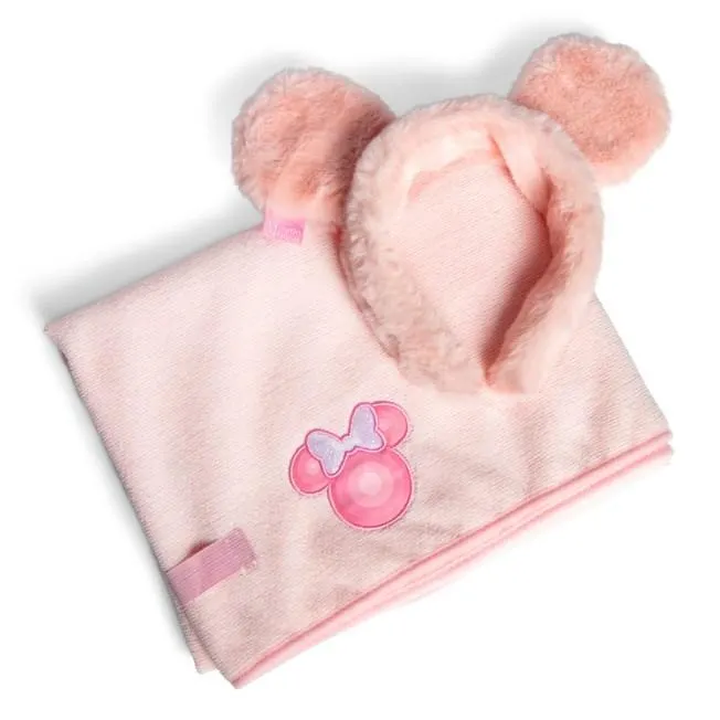 Pink Minnie Headband & Hair Towel Set