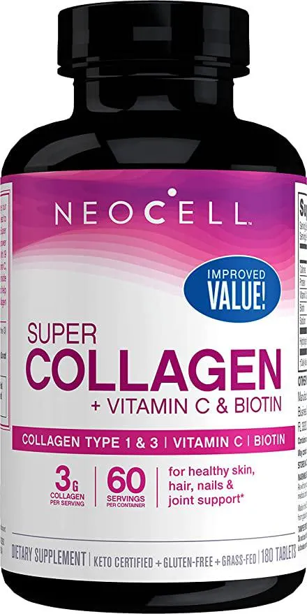 NeoCell Super Collagen + Vitamin C & Biotin 180 Tablets