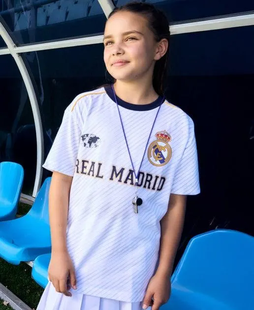 Big Kids' Real Madrid Football Tee