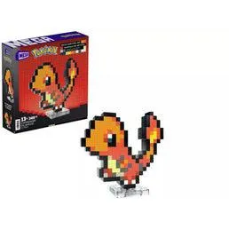 Pokemon MEGA Construction Set Charmander Pixel Art