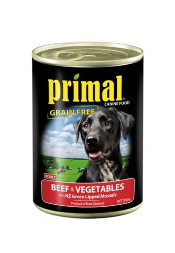 Primal Dog Food Beef & Vegetable 390g