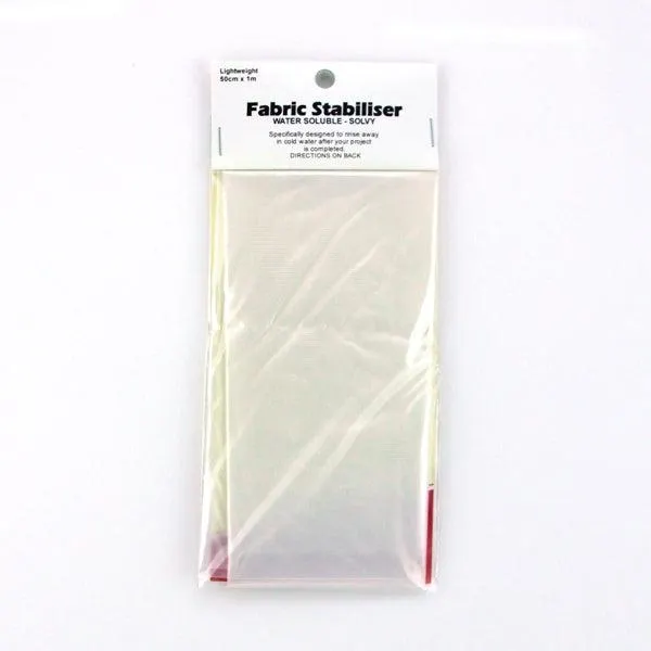 Sew Easy Fabric Stabiliser, White- 50cm x 1m