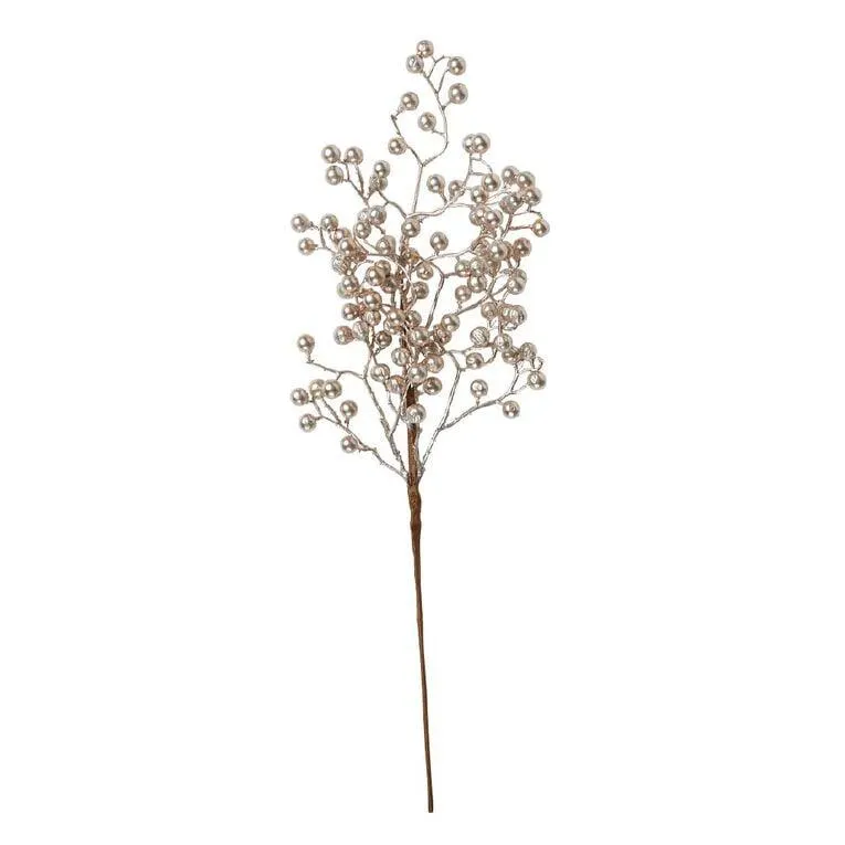 Wonderland Bauble Pick Champagne Gold 60cm