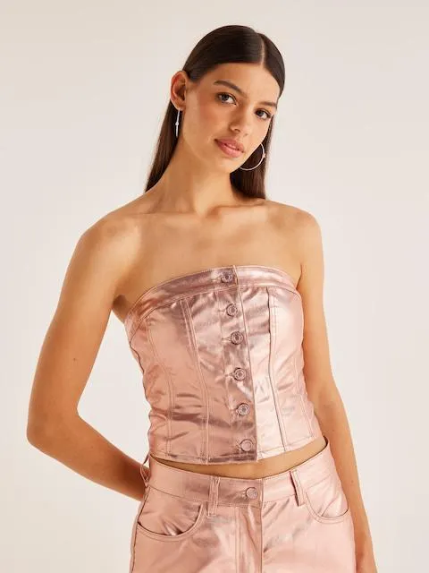 Melody Metallic Top
