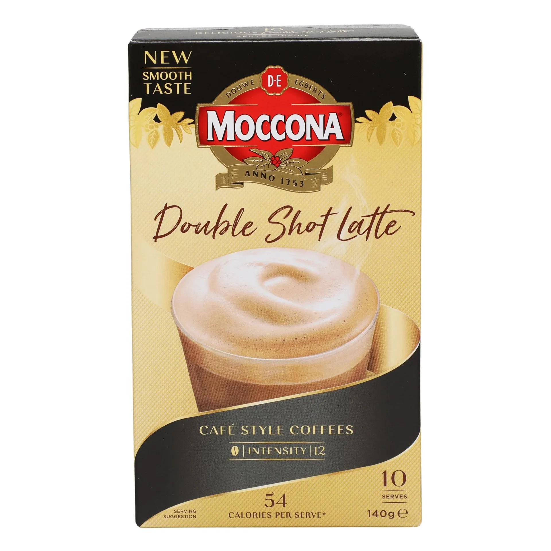 Moccona Café Style Double Shot Latte 10Pk