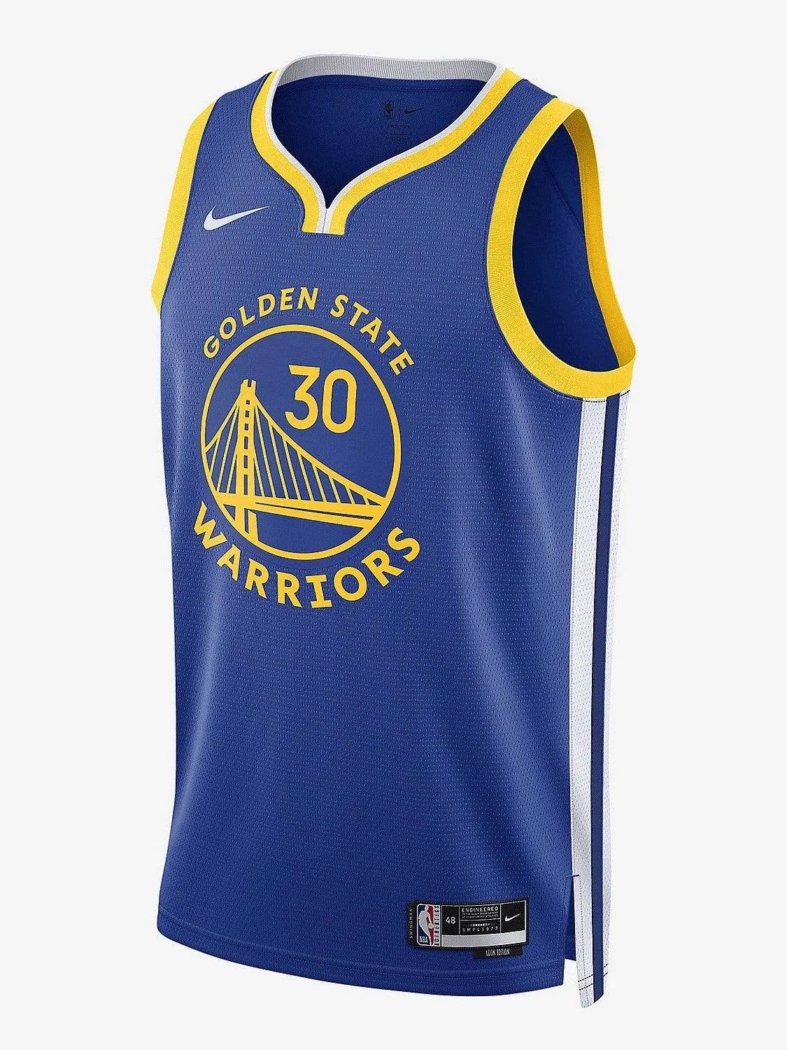 NBA Golden State Warriors Stephen Curry #30 Icon Edition Swingman Jersey