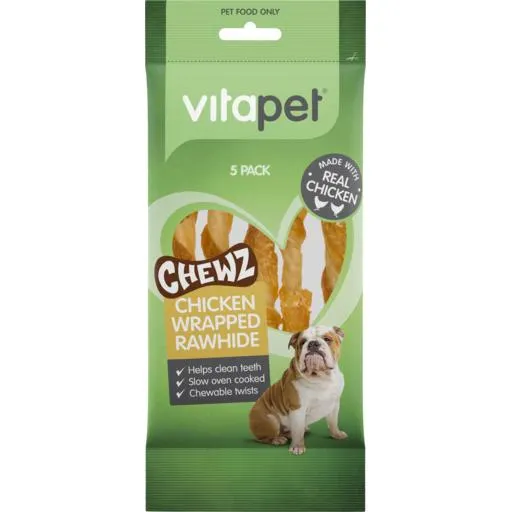 Vitapet Chicken Rawhide Stick 5 Pack