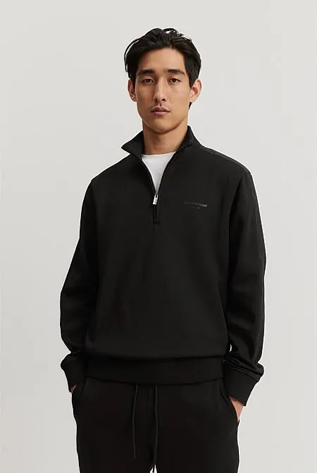 Double Knit Half Zip Knit