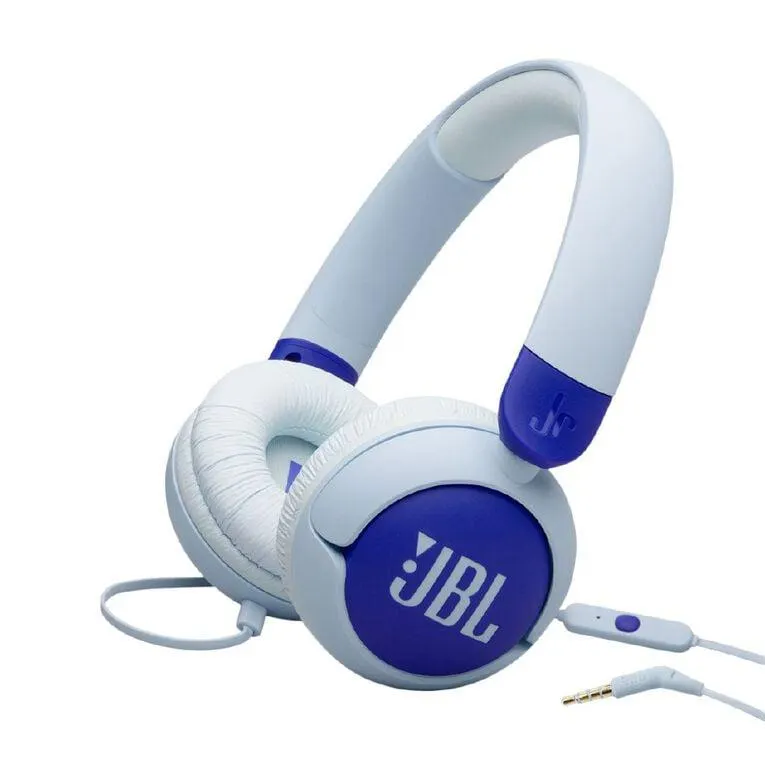 JBL Junior 320 Wired On-Ear Kids Headphones - Blue
