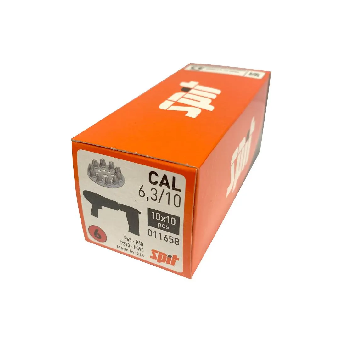 Power Load Disc Charge M6.3 12mm Red 100 Box