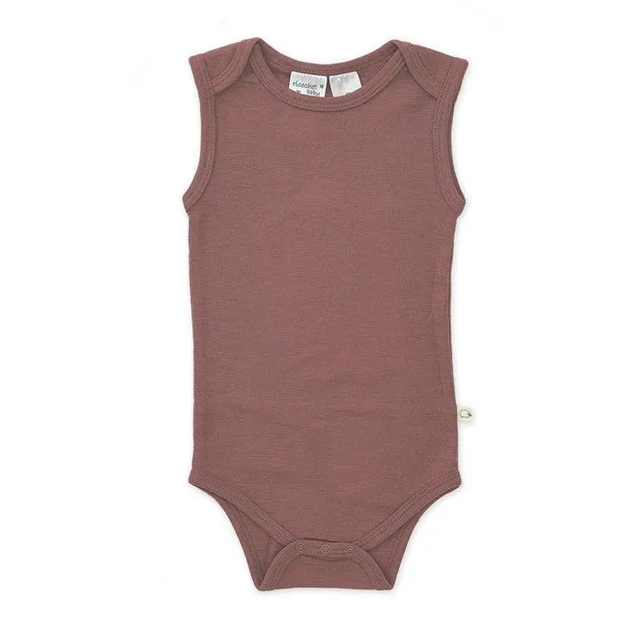 Ricochet Merino Baby Merino Sleeveless Bodysuit