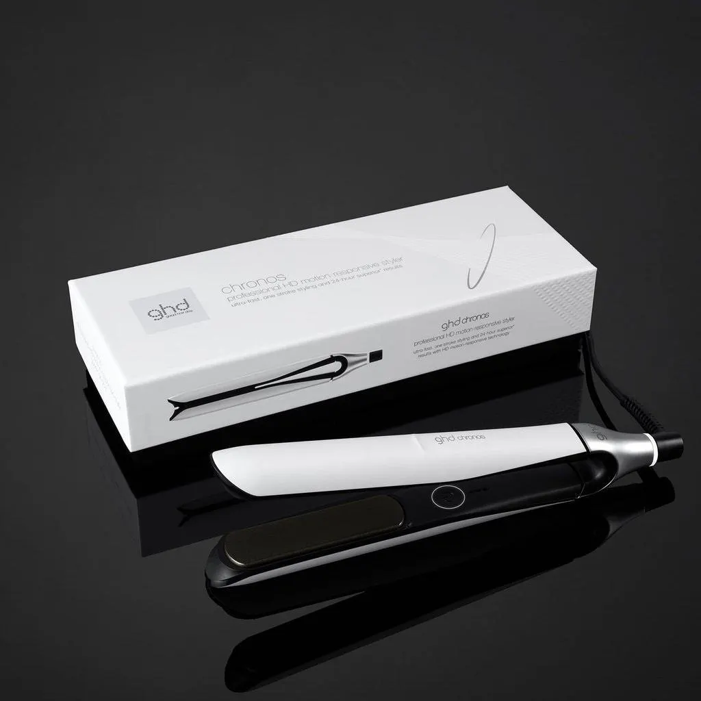 GHD CHRONOS PROFESSIONAL HAIR STRAIGHTENER (26MM PLATE) WHITE