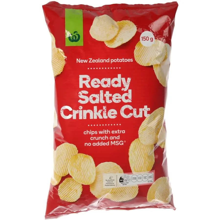 Countdown Chips Ready Salted Crinkle Cut