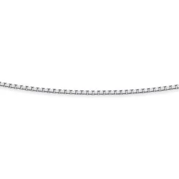 Sterling Silver Fine Box Chain 45cm