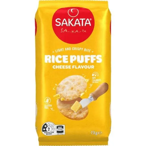 SAKATA RICE PUFF CHEESE 73G