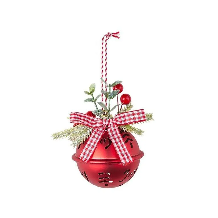 Wonderland Joyful Tidings Joy Bell Christmas Decoration 6cm Assorted