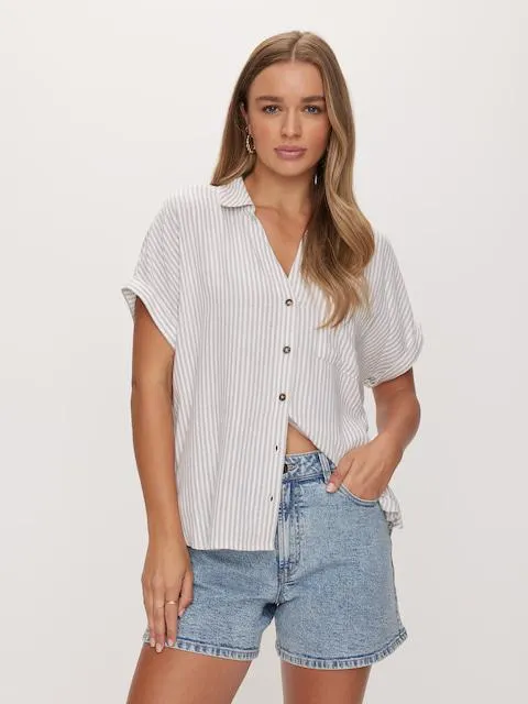 Angie Linen Blend Shirt