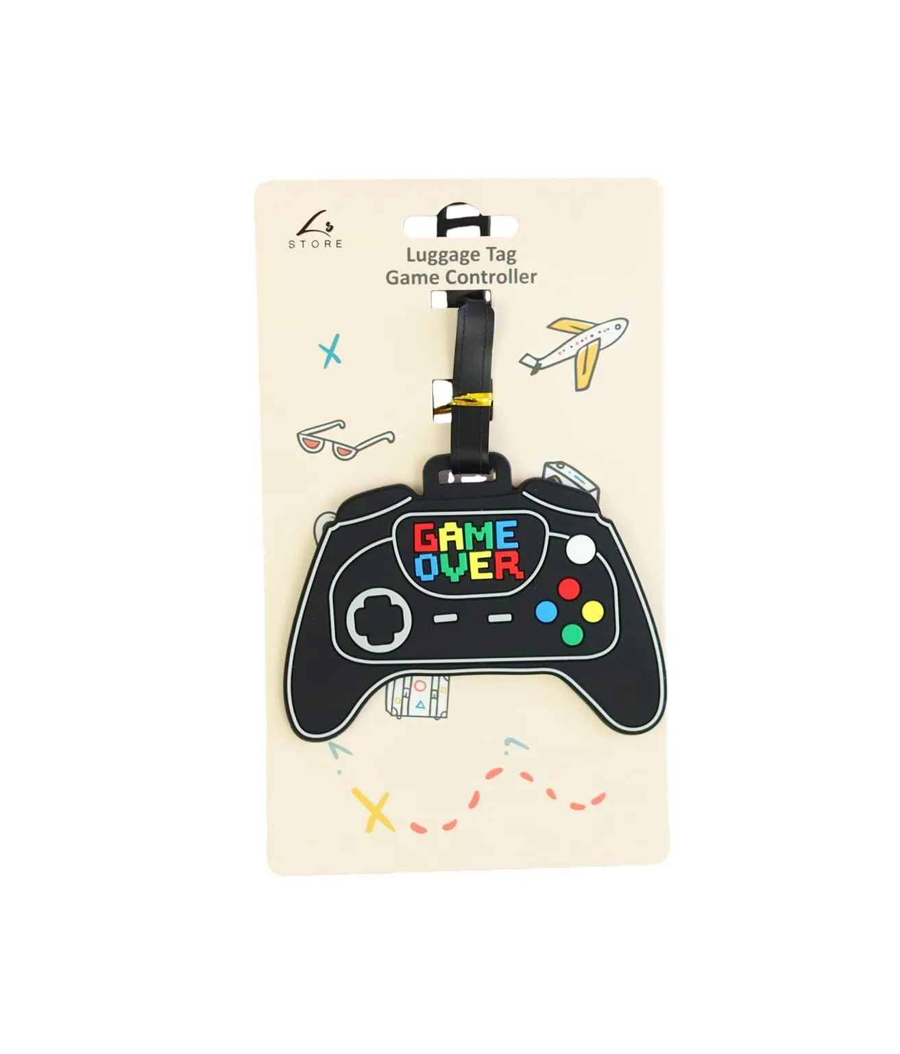 Game controller Luggage Tag 11 x 8cm