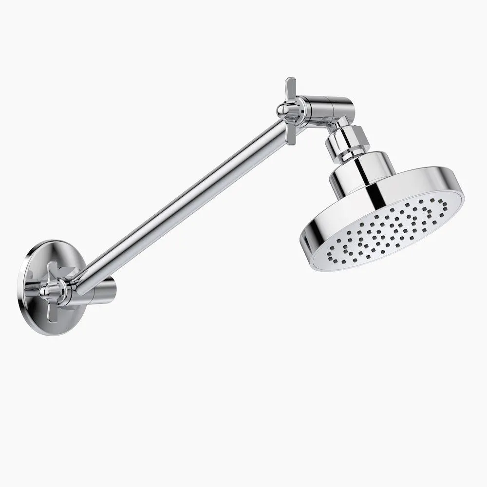 Round Basic Adjustable Shower Head Chrome CL10057.C3A