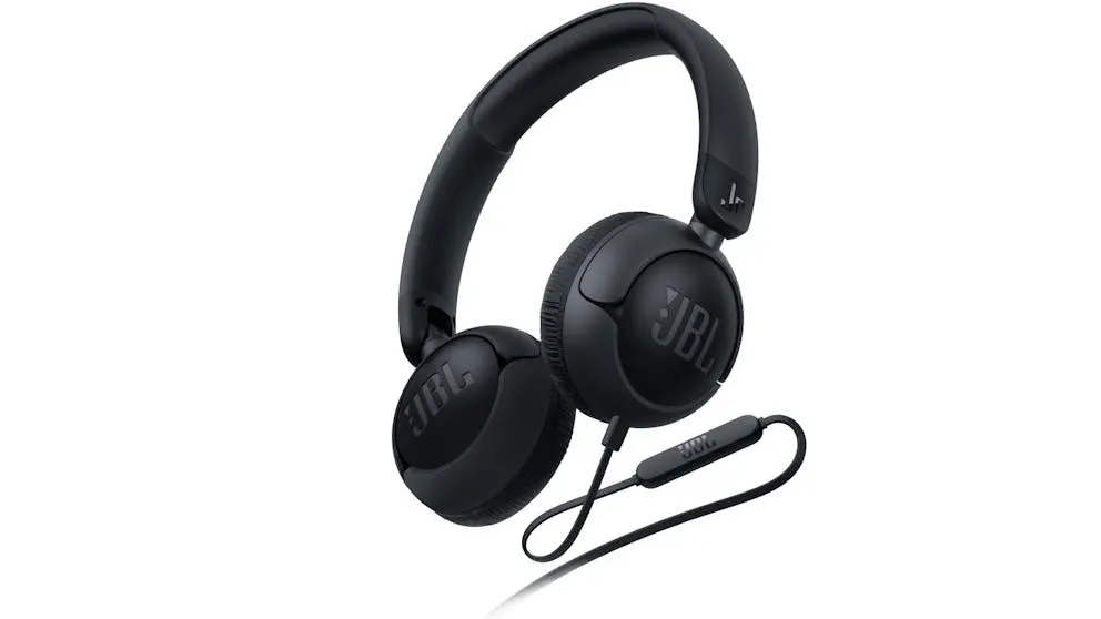 JBL Junior 320 Wired On-Ear Kids Headphones - Black