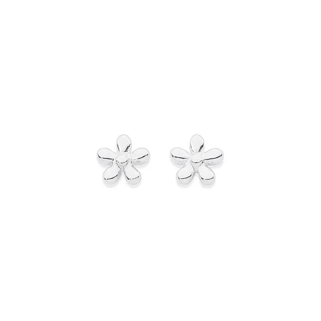 Sterling Silver Small Flower Studs