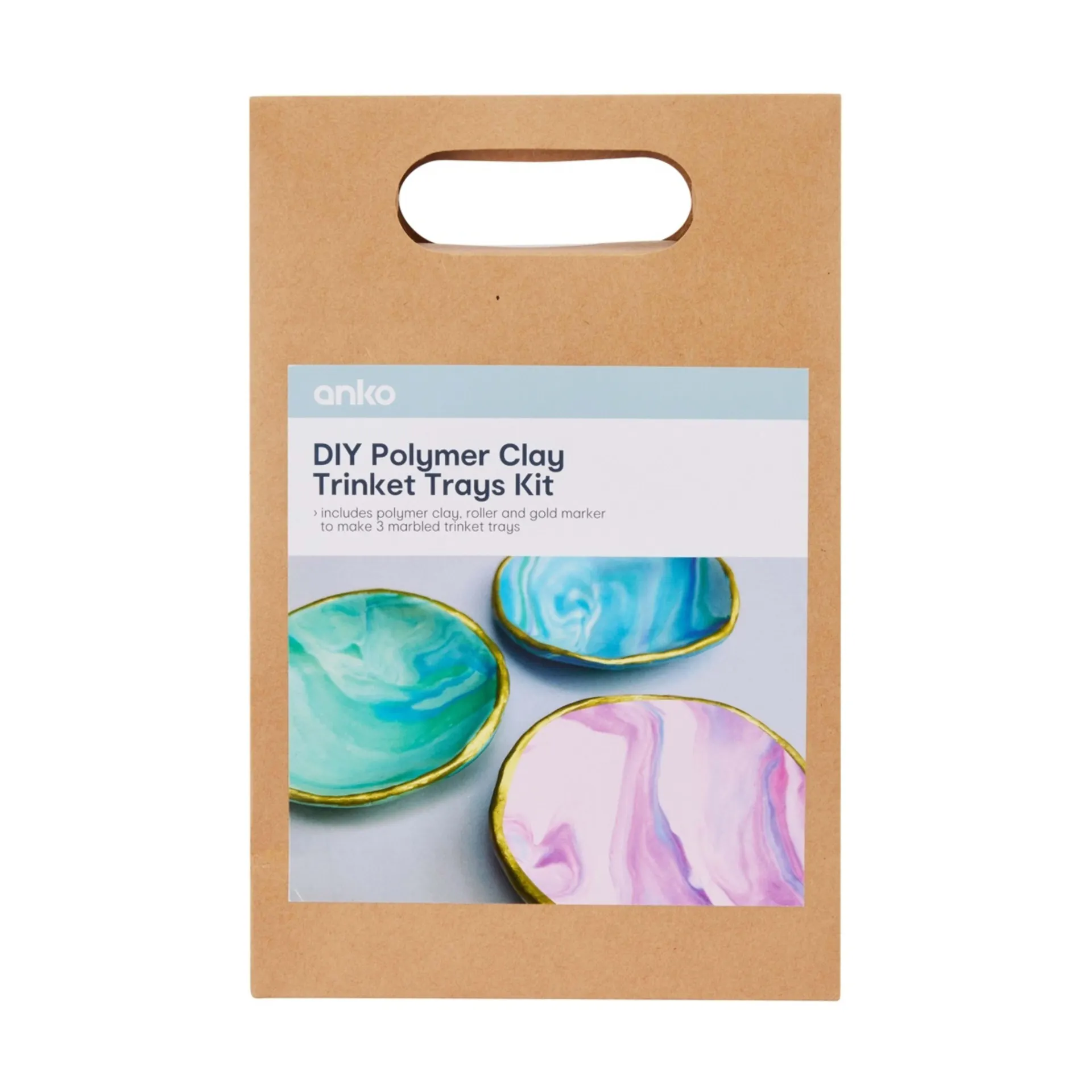 DIY Polymer Clay Trinket Trays Kit