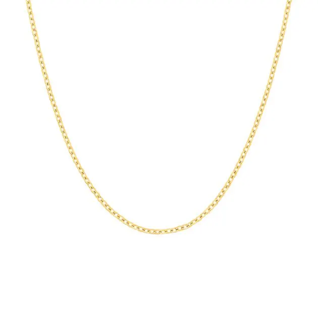 9ct Gold 50cm Solid Trace Chain