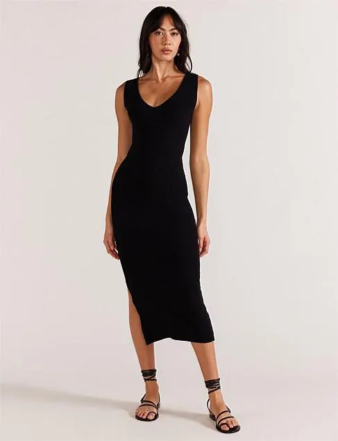 LEXIE REVERSIBLE MIDI DRESS