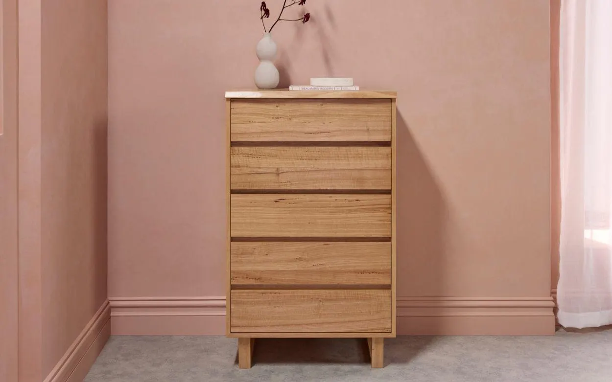 Australian Oak with Geometric Legs