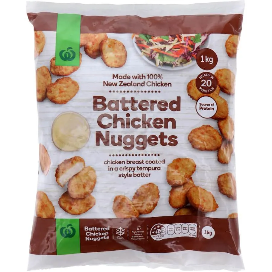 Countdown Chicken Nuggets Battered