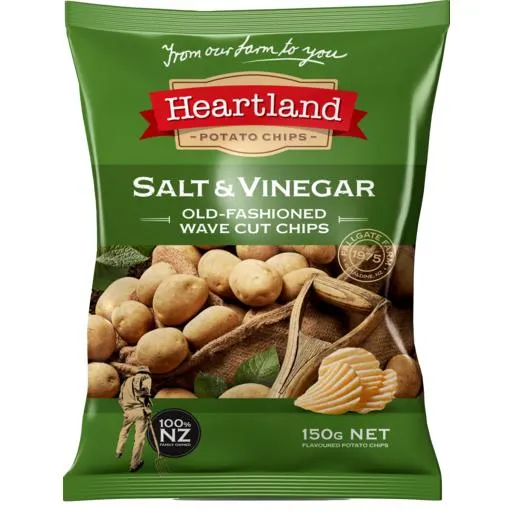 Heartland Potato Chips Salt & Vinegar