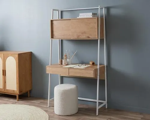 Kent Ladder Desk - White