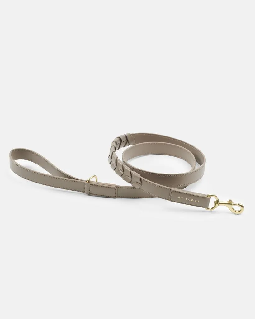 Mela Caspita Leash - Taupe - Vegan & Waterproof