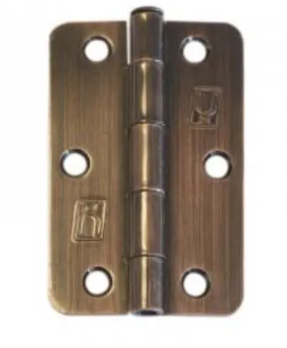 Hinge Steel 89x58x2mm R1/4 Bronze & Lacquer (Greased Pin)