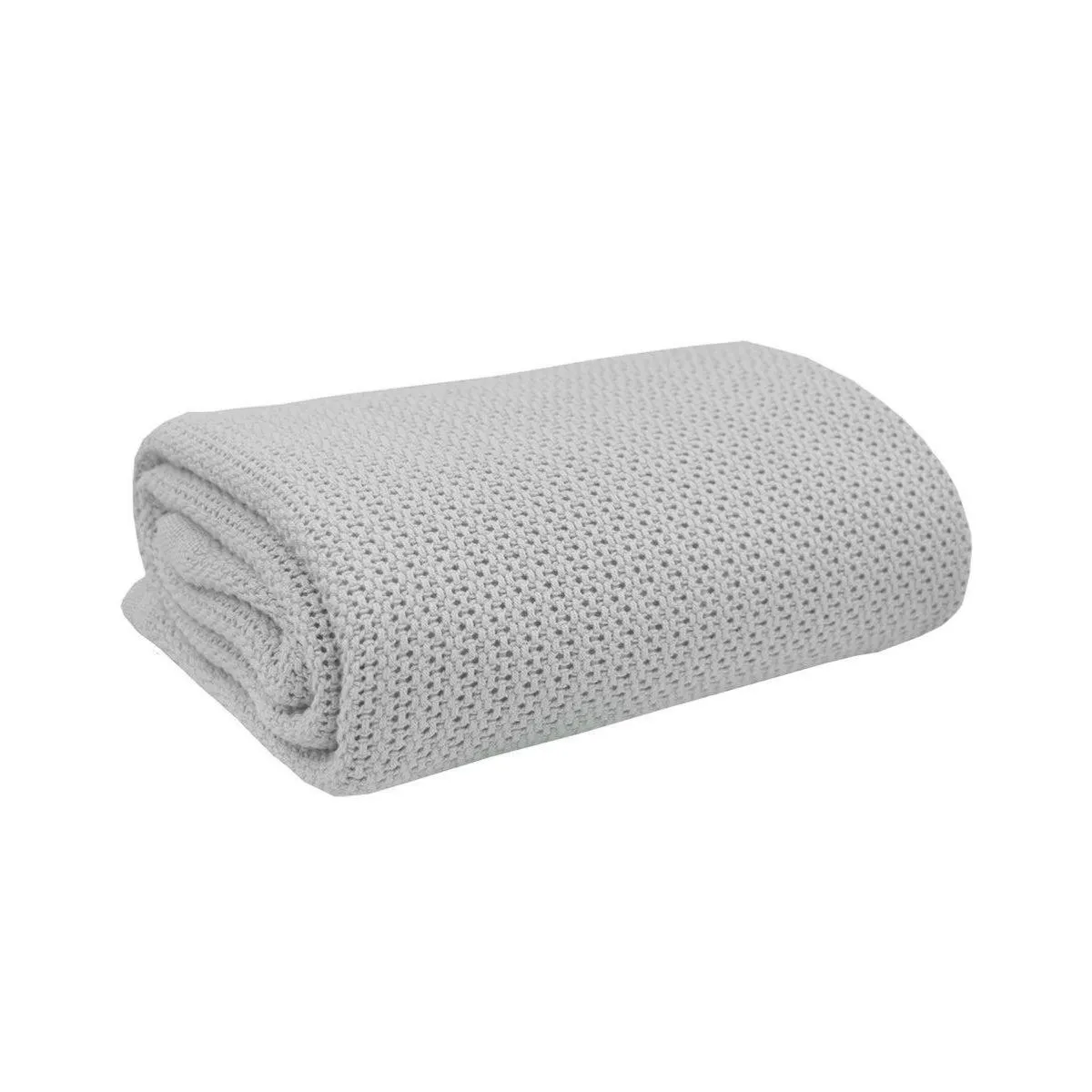 Living Textiles Organic Cotton Muslin Cot Fitted Sheet - 2 Pack