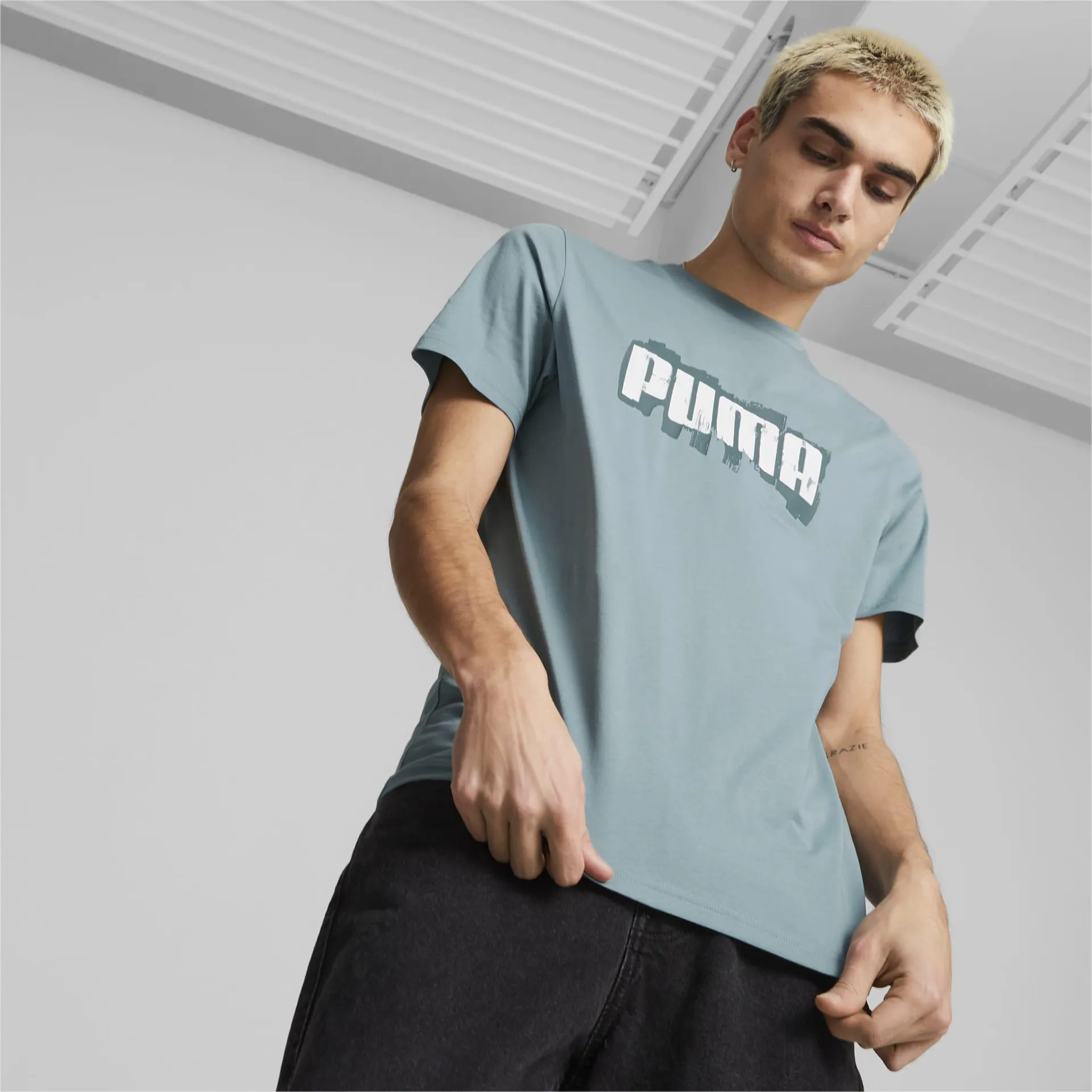 Graphics Wording Men's Tee
