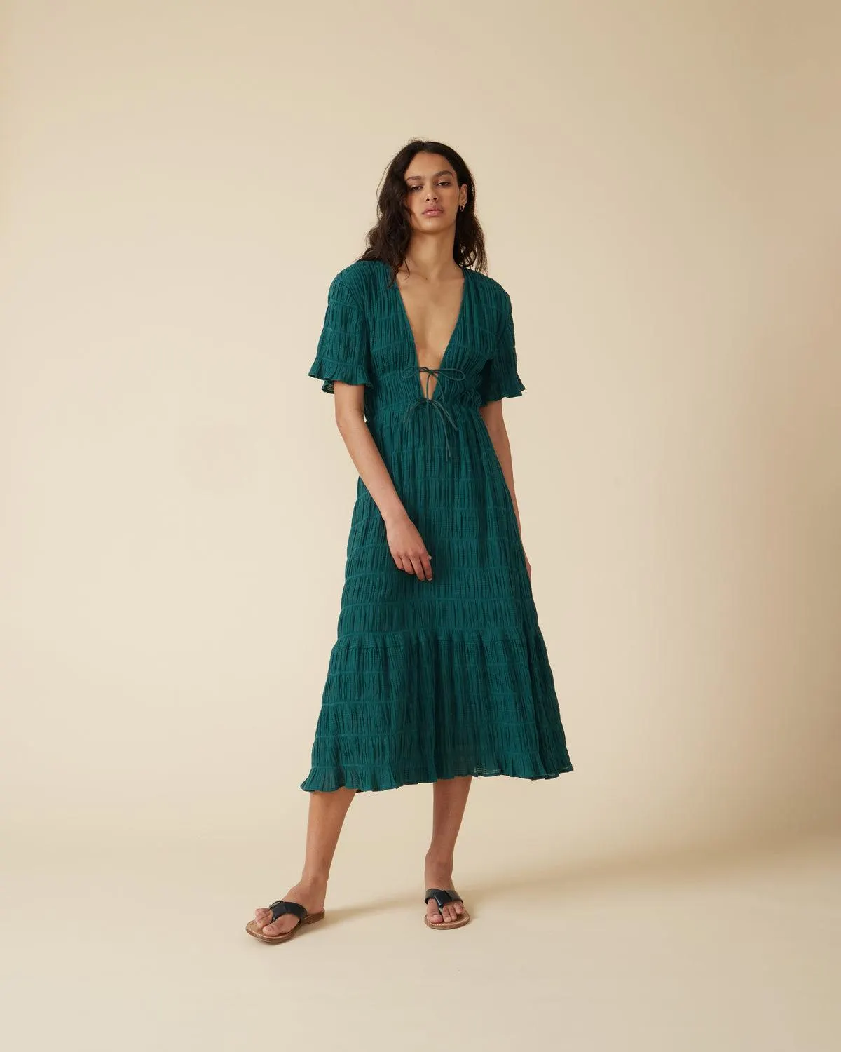 Mirella v-neck dress