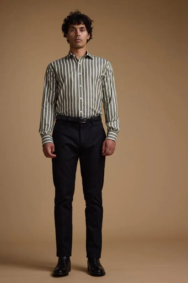 Nandas Stripe Business Shirt