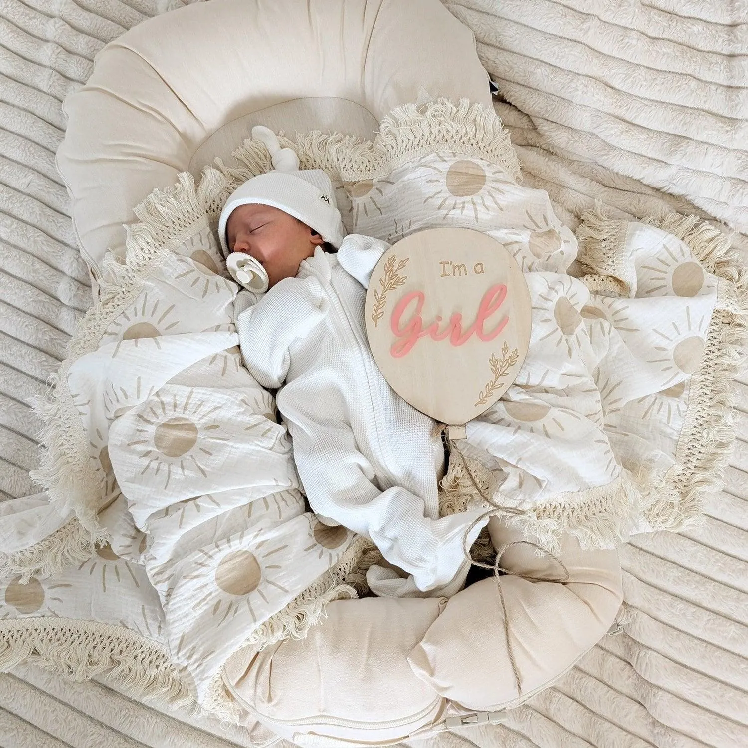 Double Sided Gender Reveal Plaque