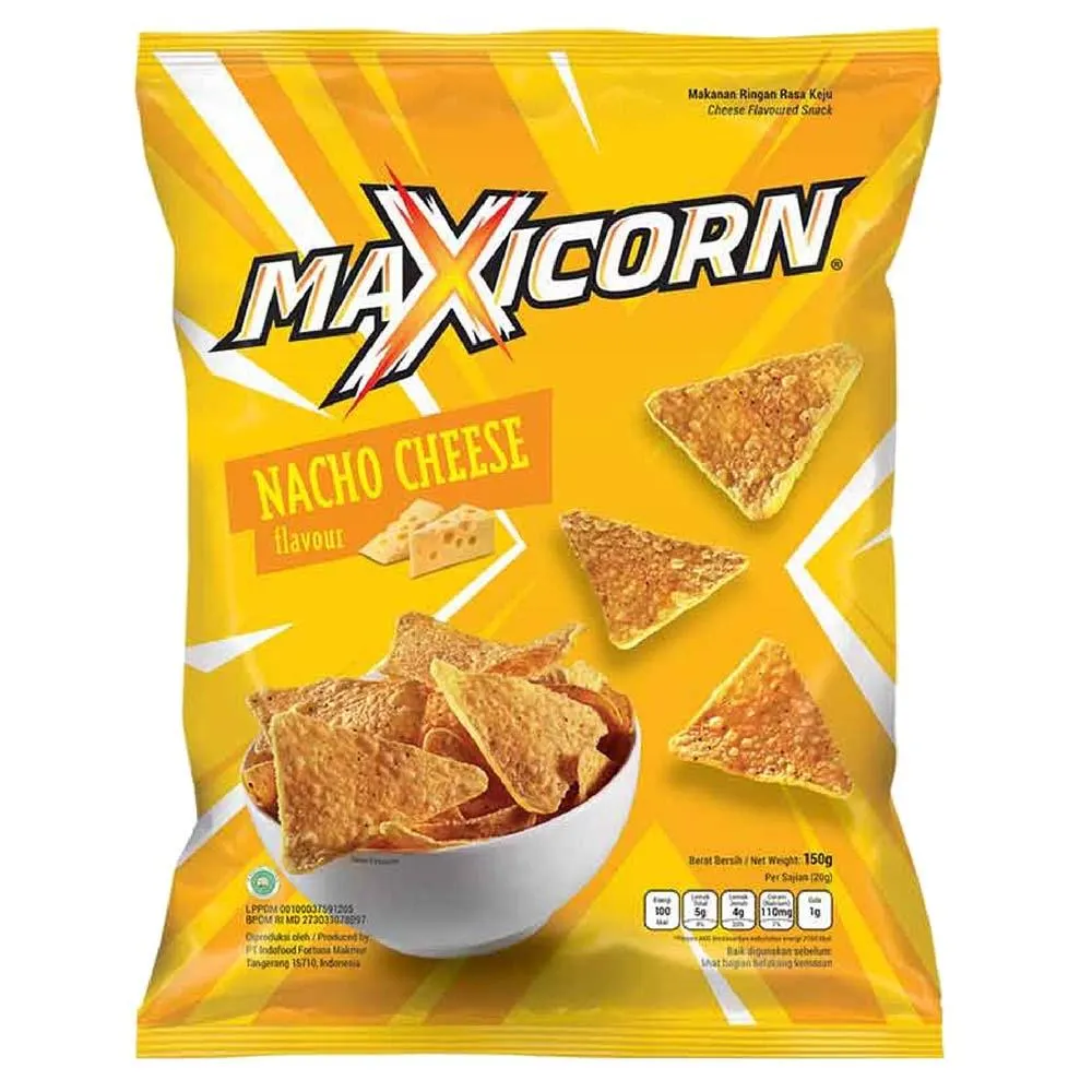 Maxicorn Tortilla Chips Nacho Cheese 150g