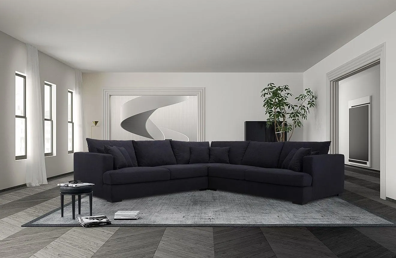 Salford Fabric Corner Lounge Suite