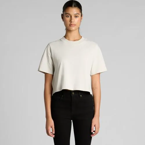 Wo's Heavy Faded Crop Tee