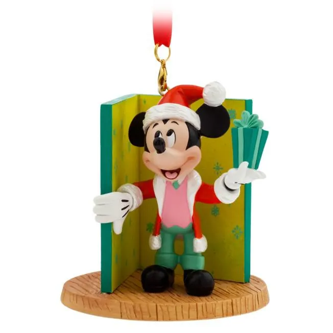 Mickey Mouse Festive Book Ornament